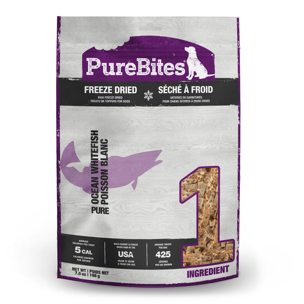 PureBites Ocean Whitefish Freeze-Dried Dog Treats