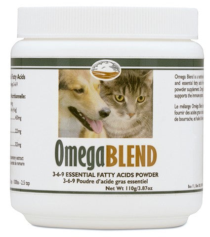 Carnivora Poudre Omega Blend 3-6-9 Supplément pour chats et chiens, 115 grammes