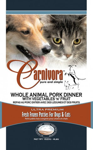 Carnivora Pork Dinner Frozen Cat & Dog Food