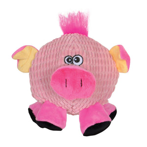 Smart Pet Love Tender-Tuffs Jouet rond Cochon pour chien, Rose
