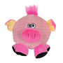Smart Pet Love Tender-Tuffs Jouet rond Cochon pour chien, Rose