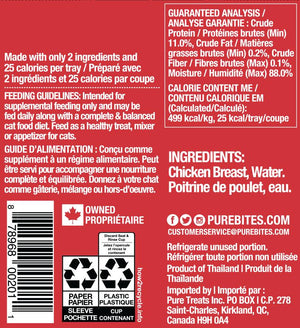 PureBites Mixers 100% Chicken Breast in Water Cat Food Toppers & Treats