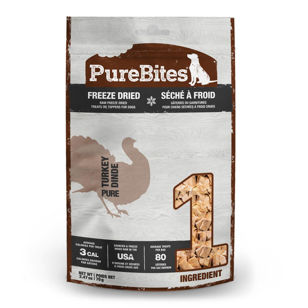 PureBites Turkey Freeze-Dried Dog Treats