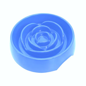 Messy Mutts Bol Ralentisseur Pour Chien, Bleu, 3-Tasses