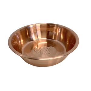 Bol pour chien en acier inoxydable couleur cuivre Messy Mutts