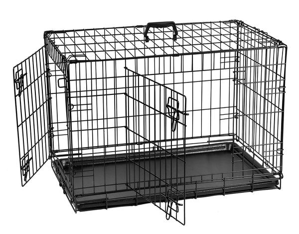 Smart Pet Love Simply Essential 2 Door Double Wire Dog Crate