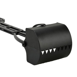 Smart Pet Love Simply Essential Rake Plastic Dog Pooper Scooper, Black