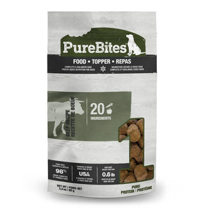 PureBites Beef Recipe Freeze-Dried Dog Food Topper