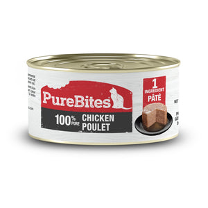 PureBites 100% Pure Chicken Pates for Cats