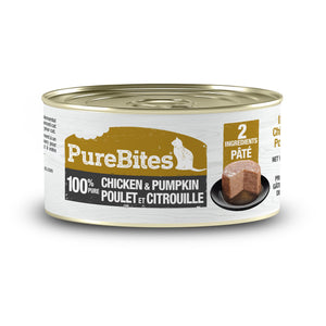 PureBites 100% Pure Chicken & Pumpkin Pates for Cats
