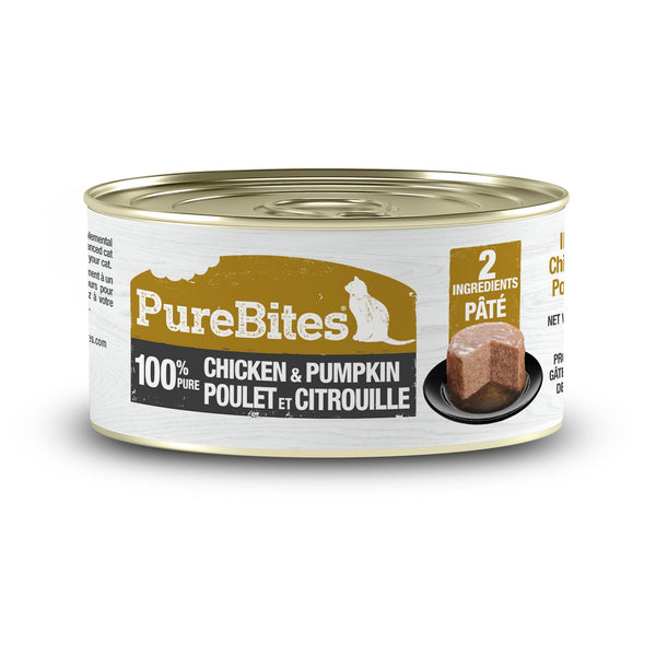 PureBites 100% Pure Chicken & Pumpkin Pates for Cats