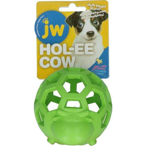 JW Pet Hol-ee Cow Dog Toy