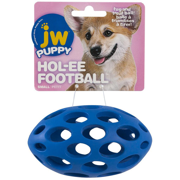 JW Pet Puppy Hol-ee Football Dog Toy
