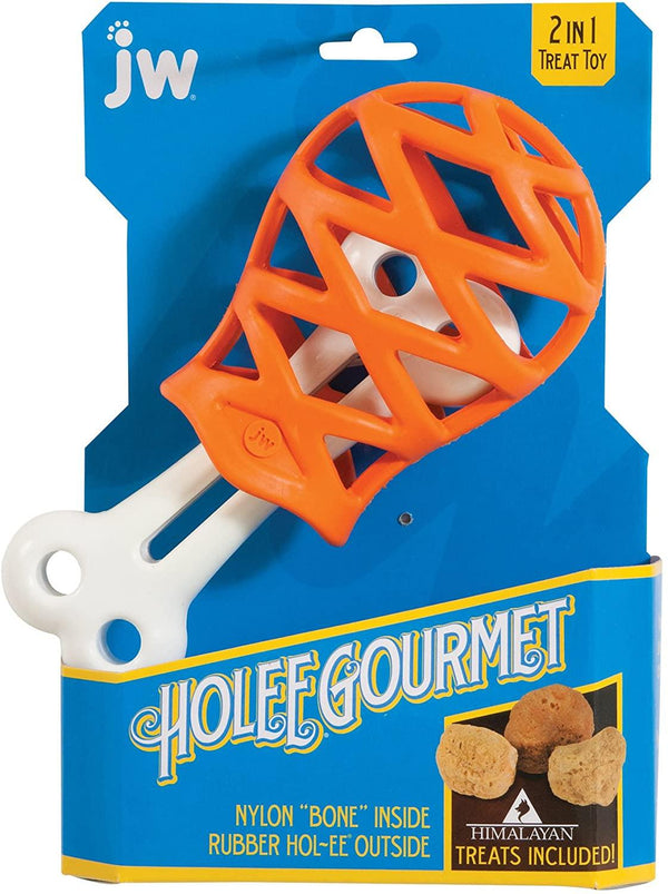 JW Pet Hol-ee Gourmet Turkey Leg Dog Toy