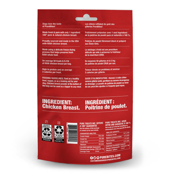 PureBites Chicken Breast Freeze-Dried Dog Treats