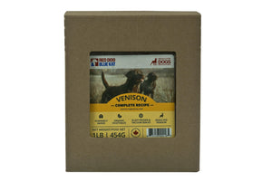 Red Dog Blue Kat Recette complète venaison Nourriture surgelée pour chien