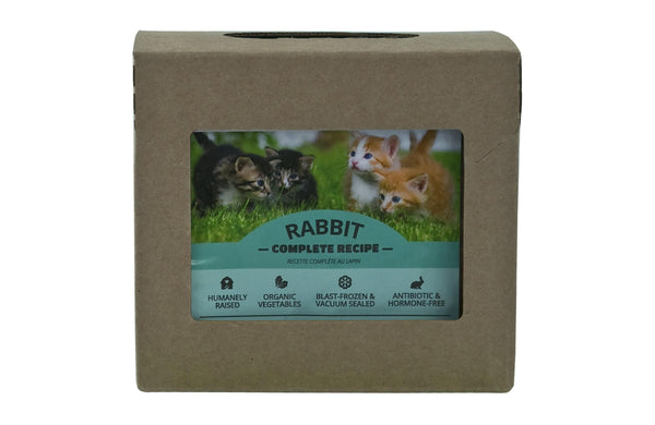 Red Dog Blue Kat Recette complète au lapin Nourriture congelée pour chats