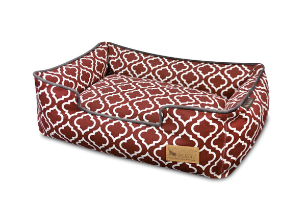 P.L.A.Y. Moroccan Lounge Dog Bed, Marsala