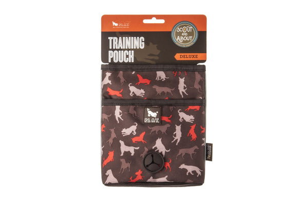 P.L.A.Y. Sac d'entraînement deluxe Scout & About pour chien, Moka