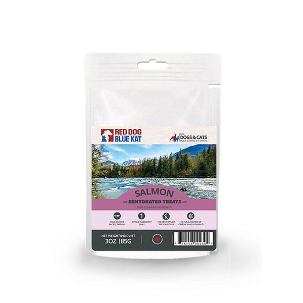 Red Dog Blue Kat Friandises déshydratées pour chiens et chats au saumon