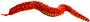 Tuffy Jouet pour chien Desert Snake, Rouge.