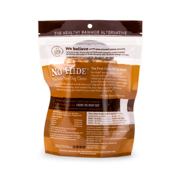 Earth Animal No-Hide Venison Chew Dog Treat