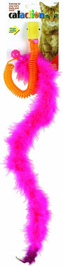 JW Pet Featherlite Boa Springy Catnip Cat Toy