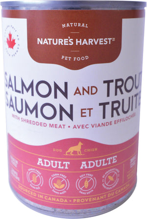 Nature's Harvest Salmon & Trout Adult Wet Dog Food