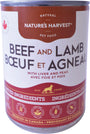 Nature's Harvest Beef & Lamb Pate LID Wet Dog Food