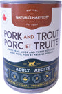 Nature's Harvest Pork & Trout Adult Wet Cat Food