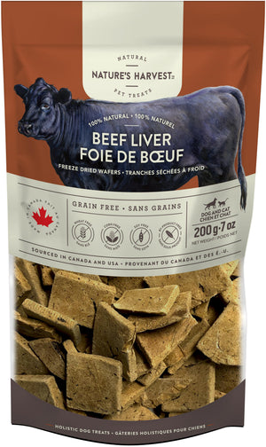 Nature's Harvest Wafer Cut Beef Liver Dog Treats
