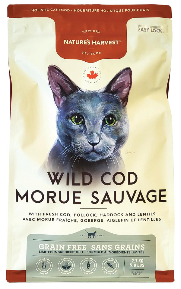 Nature's Harvest Wild Cod Dry Cat Food