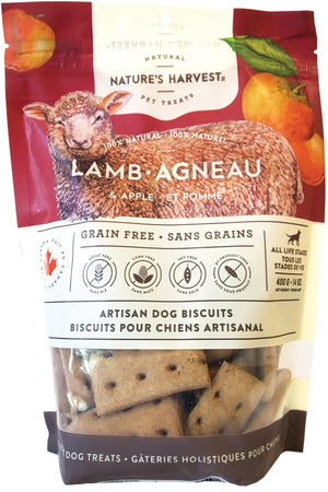 Nature's Harvest Artisan Biscuits Lamb & Apple Dog Treats