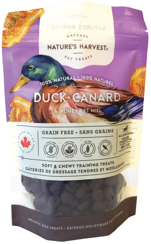 Nature's Harvest Soft & Chewy Duck & Honey Dog Treats