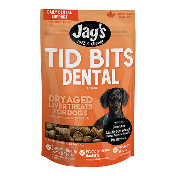 Jay's Tid Bits, Gâteries Pour Chien, Dentaire