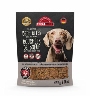 Treatworx Bouchées de bœuf Steakhouse pour chiens