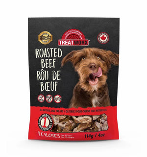 Treatworx Friandises au bœuf rôti pour chiens