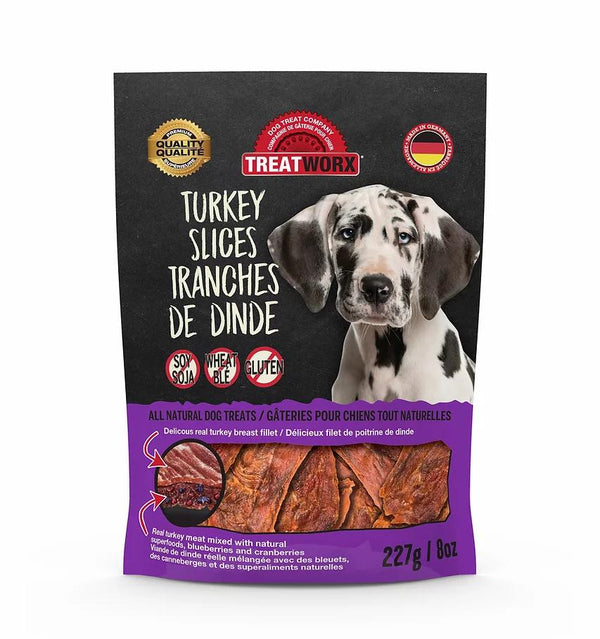 Treatworx Tranches de dinde pour chiens