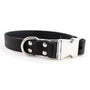 Auburn Leathercrafters Sparky's Choice Side-Release Buckle Dog Collar, Black