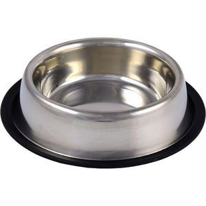 Unleashed Gamelle antidérapante pour animaux en acier inoxydable