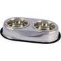 Unleashed Gamelle double Diner en acier inoxydable, emballée