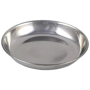 Assiette soucoupe pour chat en acier inoxydable Unleashed