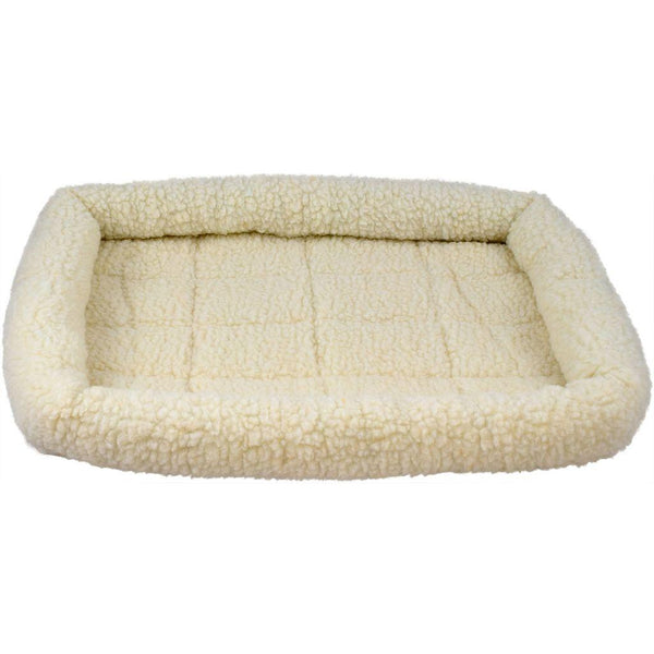Unleashed Tapis pour animal Relax avec rebord en Sherpa, Naturel
