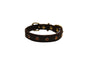 Angel Athens Rhinestone Dog Collar, Chocolate Brown