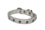 Angel Athens Rhinestone Dog Collar, Ivory White