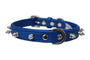 Angel Rotterdam Spiked Dog Collar, Cobalt Blue