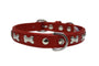 Angel Rotterdam Bones Dog Collar, Valentine Red