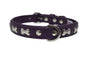 Angel Rotterdam Bones Dog Collar, Orchid Purple