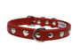 Angel Rotterdam Hearts Dog Collar, Valentine Red