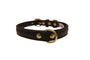 Angel Alpine Plain Dog Collar, Chocolate Brown